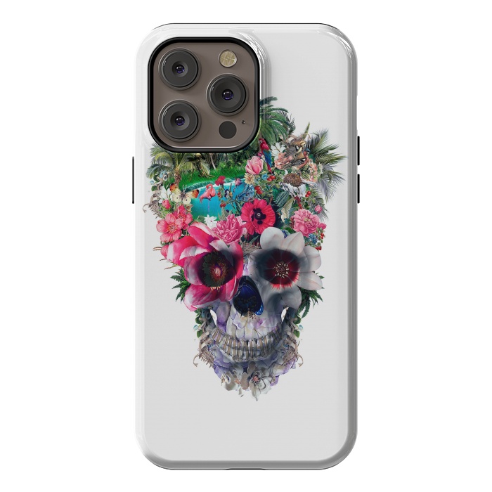 iPhone 14 Pro max StrongFit Summer Skull III by Riza Peker