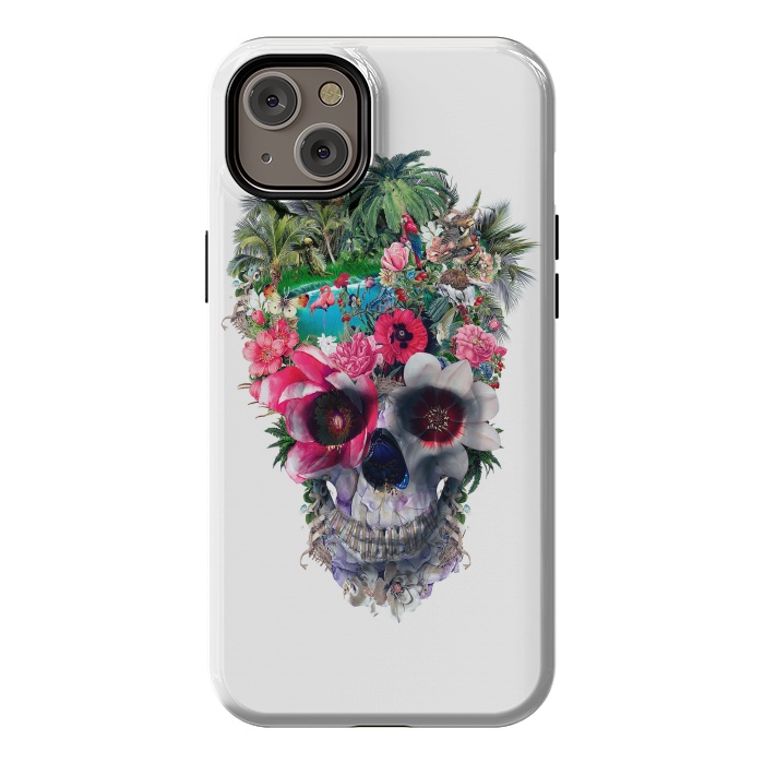 iPhone 14 Plus StrongFit Summer Skull III by Riza Peker