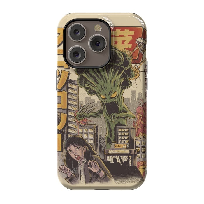 iPhone 14 Pro StrongFit THE BROCCOZILLA by Ilustrata