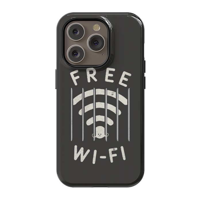 iPhone 14 Pro StrongFit Free wi-fi by Shadyjibes