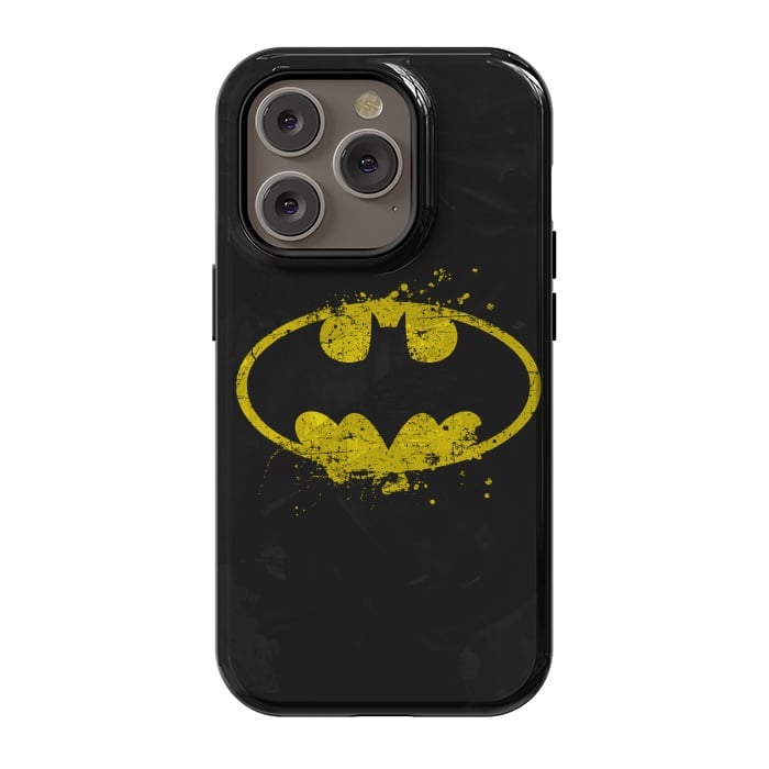 iPhone 14 Pro StrongFit Batman's Splash by Sitchko
