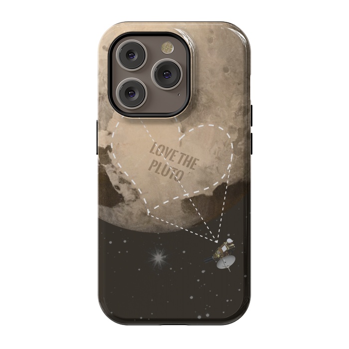 iPhone 14 Pro StrongFit Love the Pluto by Sitchko