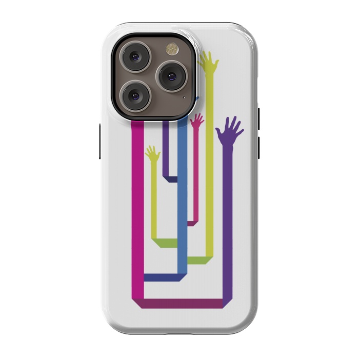 iPhone 14 Pro StrongFit Hands Tree by Sitchko