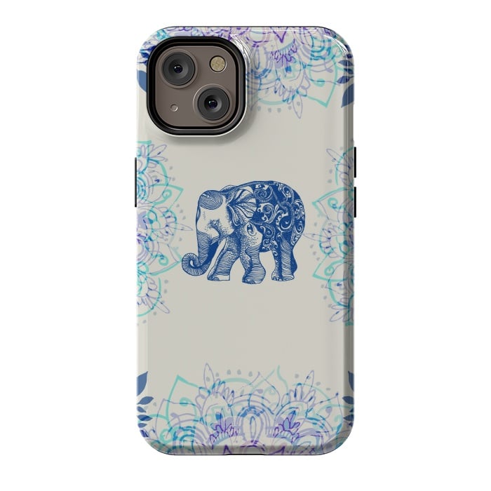 iPhone 14 StrongFit Pretty Little Elephant  by Rose Halsey