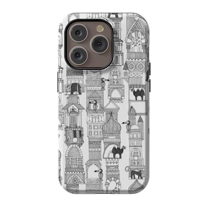 iPhone 14 Pro StrongFit Urban Jungle by Sharon Turner