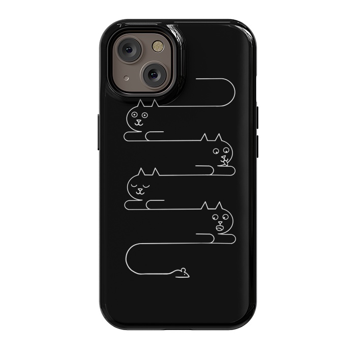 iPhone 14 StrongFit Cats Line by Coffee Man