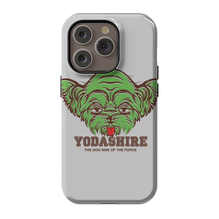 iPhone 14 Pro StrongFit [ba dum tees] Yodashire by Draco