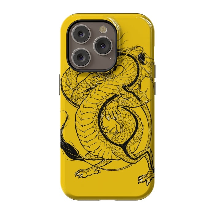 iPhone 14 Pro StrongFit Bruce, the Dragon by Draco