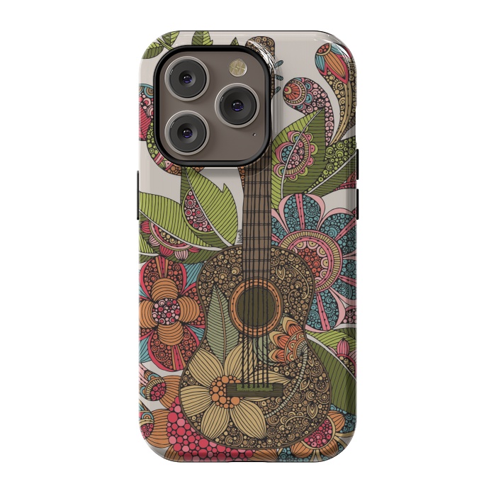 iPhone 14 Pro StrongFit Ever guitar by Valentina Harper