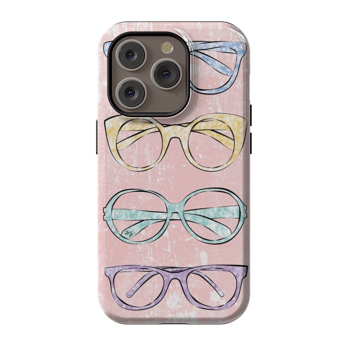 iPhone 14 Pro StrongFit Funky Glasses by Martina