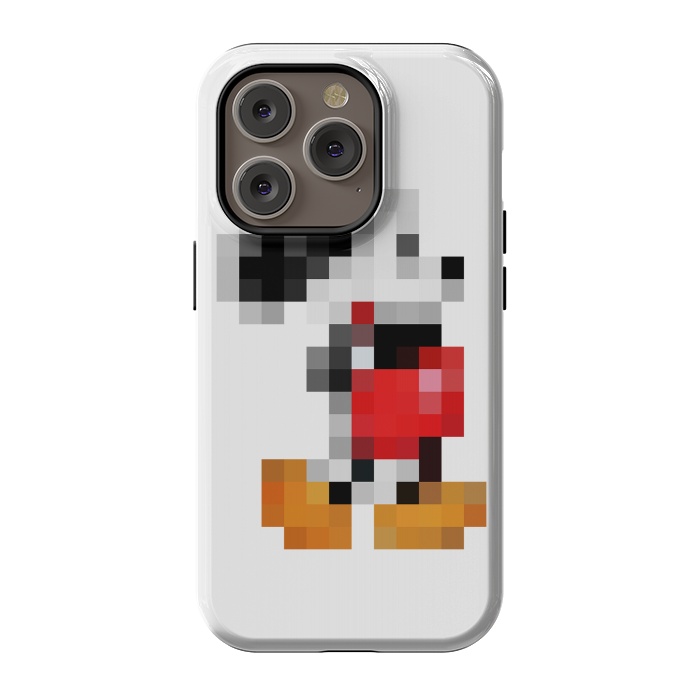 iPhone 14 Pro StrongFit Mickey Mouse Pixel by Alisterny