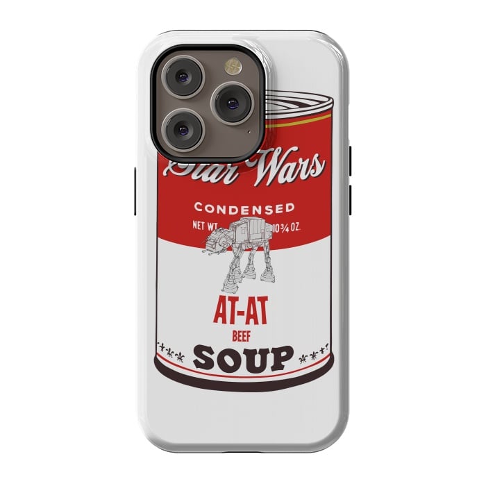 iPhone 14 Pro StrongFit Star Wars Campbells Soup At-At by Alisterny