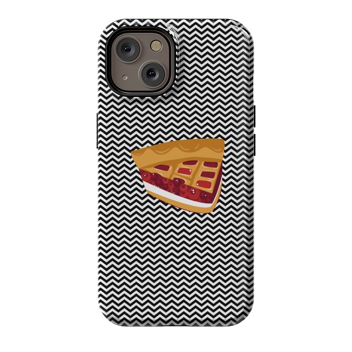 iPhone 14 StrongFit Twin Peaks Black Lodge Pie by Alisterny