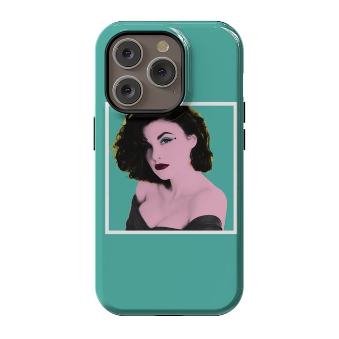 iPhone 14 Pro StrongFit Twin Peaks Audrey Horne Pop Art by Alisterny
