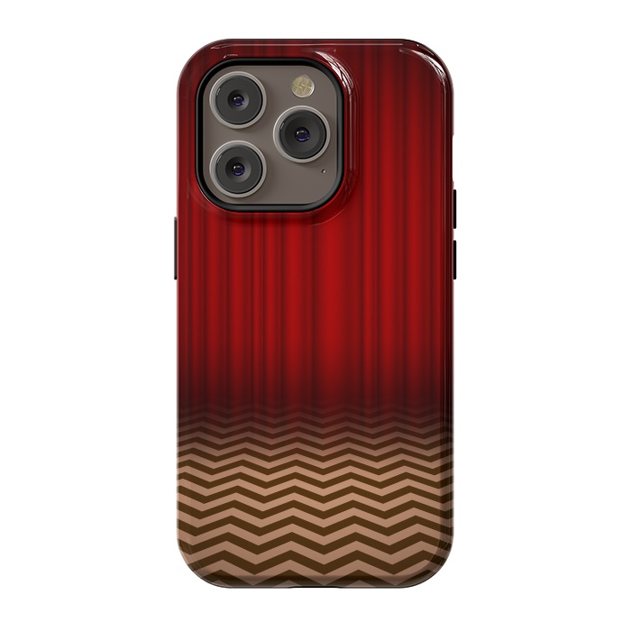 iPhone 14 Pro StrongFit Twin Peaks Red Room by Alisterny