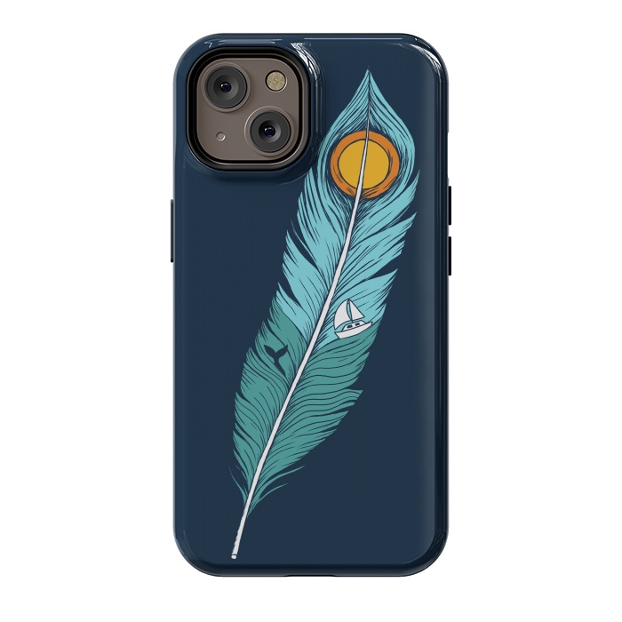 iPhone 14 StrongFit Feather Landscape by Coffee Man