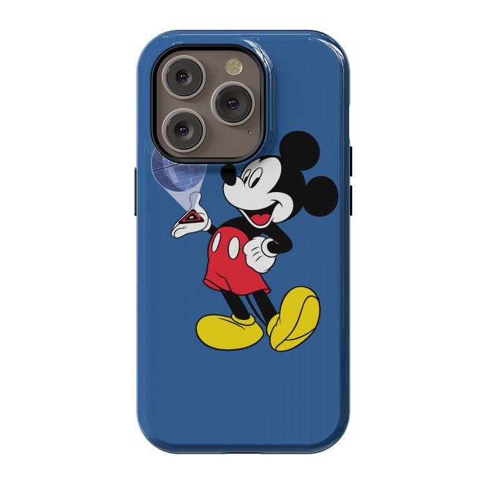 iPhone 14 Pro StrongFit Mickey Mouse Death Star Plans Star Wars by Alisterny