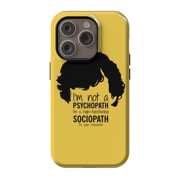 iPhone 14 Pro StrongFit Sherlock Holmes High Functioning Sociopath by Alisterny