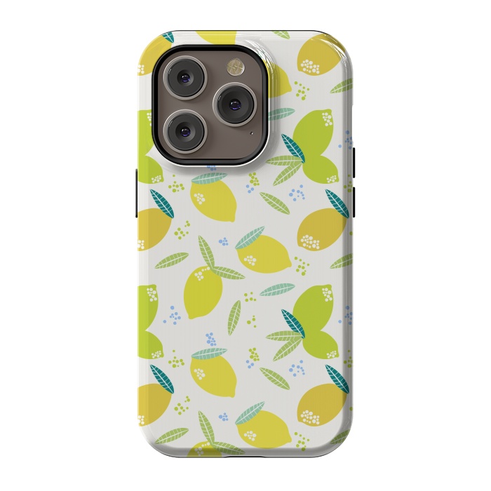 iPhone 14 Pro StrongFit lemons by Edith May