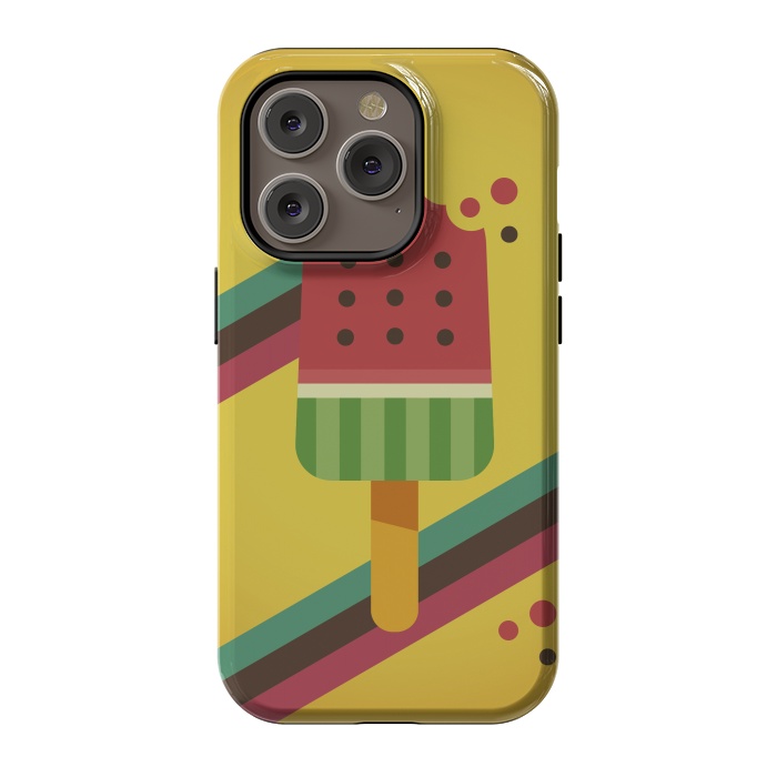 iPhone 14 Pro StrongFit Hot & Fresh Watermelon Ice Pop by Dellán