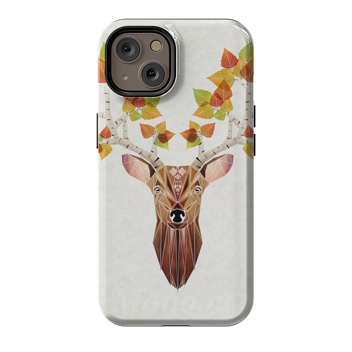 iPhone 14 StrongFit deer autumn by Manoou