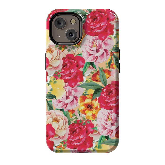 iPhone 14 StrongFit Red Roses by Rossy Villarreal