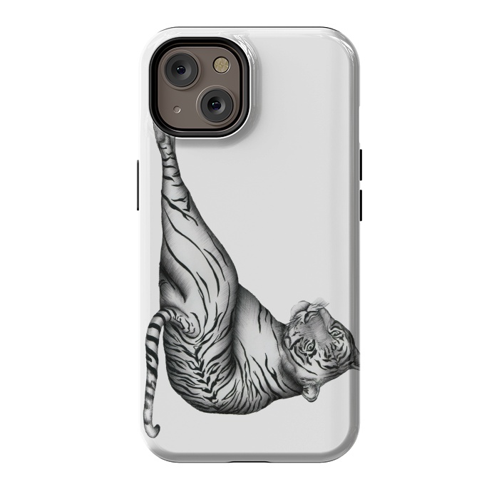 iPhone 14 StrongFit The Hunter | Tiger by ECMazur 