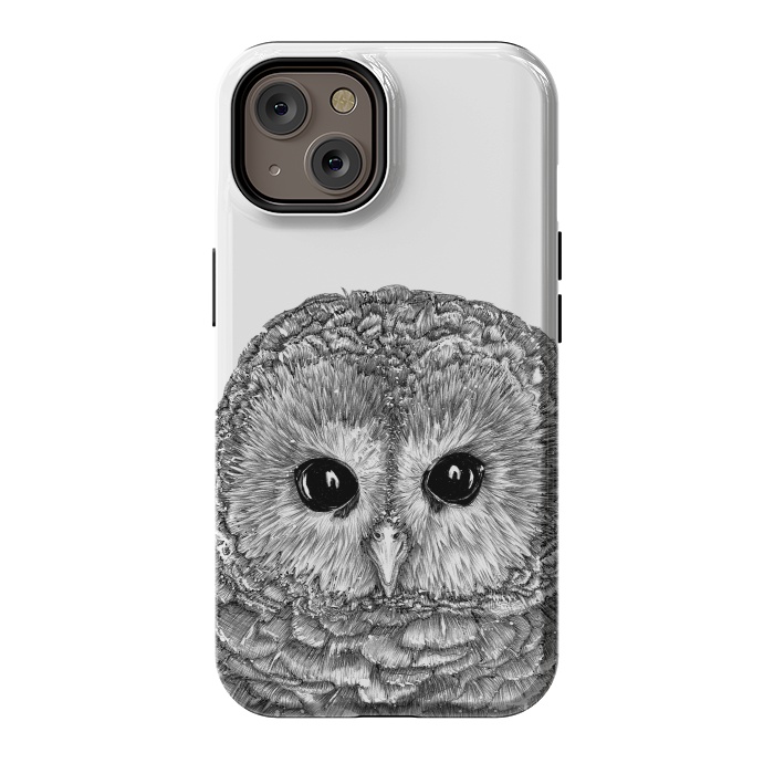 iPhone 14 StrongFit Tiny Owl by ECMazur 