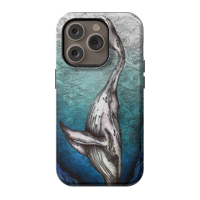 iPhone 14 Pro StrongFit Into the Darkest Depths | The Whale by ECMazur 