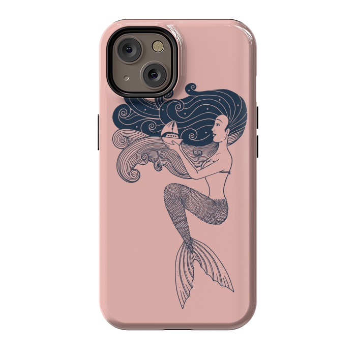 iPhone 14 StrongFit Mermaid Rose by Coffee Man