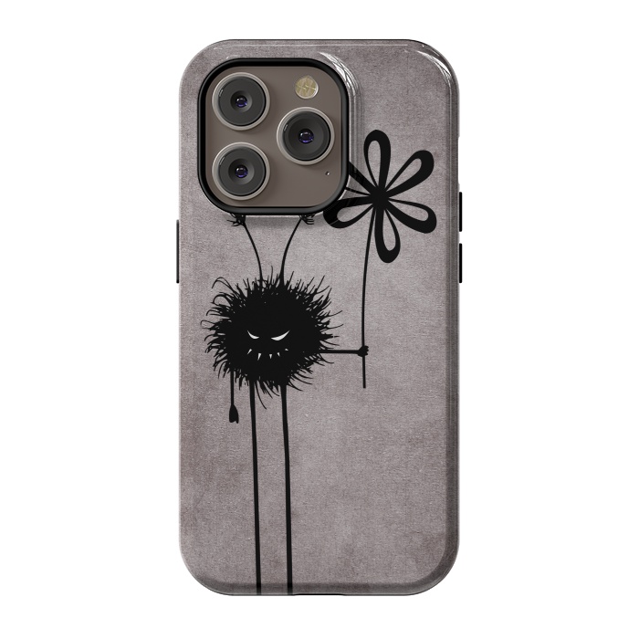 iPhone 14 Pro StrongFit Evil Flower Bug by Boriana Giormova