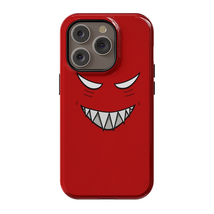 iPhone 14 Pro StrongFit Evil Grinning Face by Boriana Giormova
