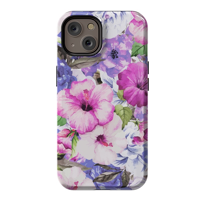 iPhone 14 StrongFit Purple Blossom by Uma Prabhakar Gokhale