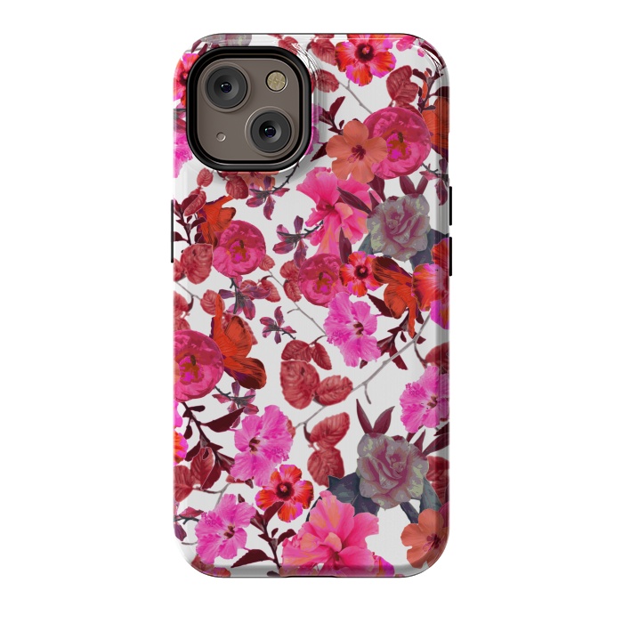 iPhone 14 StrongFit Zariya Flower Garden (Pink) by Zala Farah