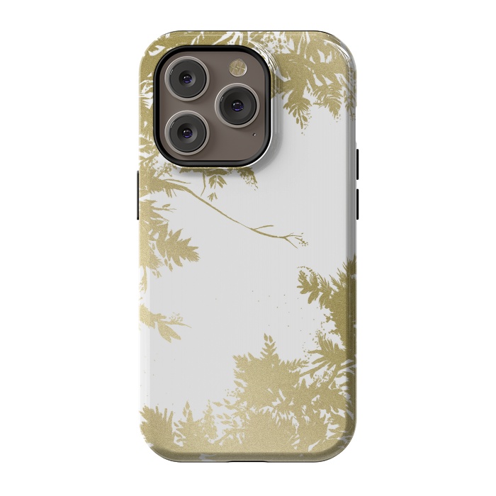 iPhone 14 Pro StrongFit Night's Sky Gold by Caitlin Workman