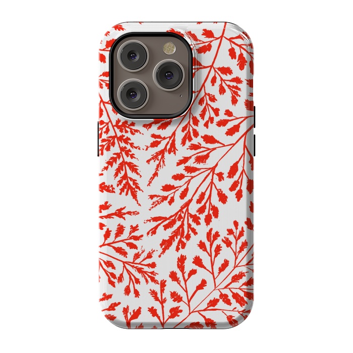 iPhone 14 Pro StrongFit Foliage Red by Caitlin Workman