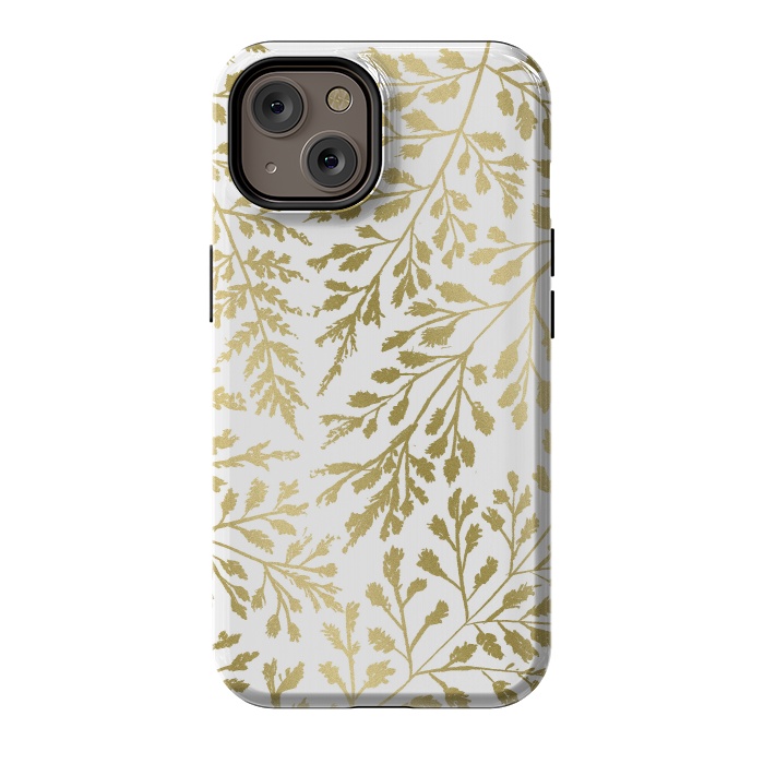 iPhone 14 StrongFit Foliage Gold by Caitlin Workman
