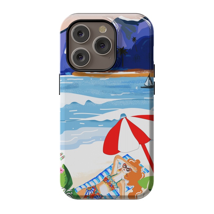 iPhone 14 Pro StrongFit Beach Holiday 3 by MUKTA LATA BARUA