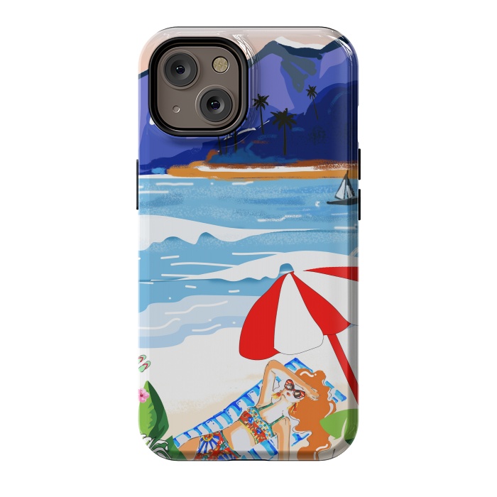 iPhone 14 StrongFit Beach Holiday 3 by MUKTA LATA BARUA