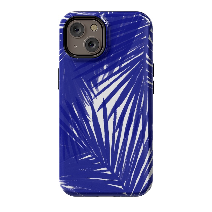 iPhone 14 StrongFit Palms Royal by Caitlin Workman