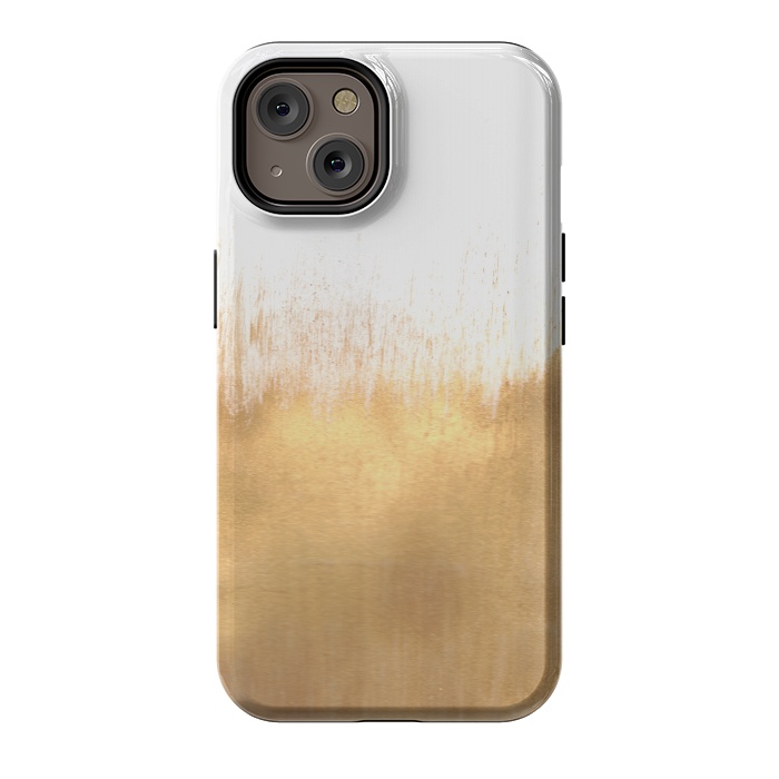 iPhone 14 StrongFit Brushed Gold by Caitlin Workman