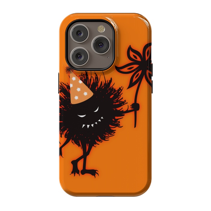 iPhone 14 Pro StrongFit Evil Bug Halloween Party by Boriana Giormova