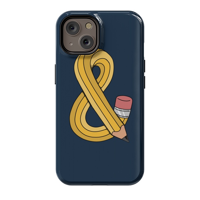 iPhone 14 StrongFit ampersand pencil by Coffee Man