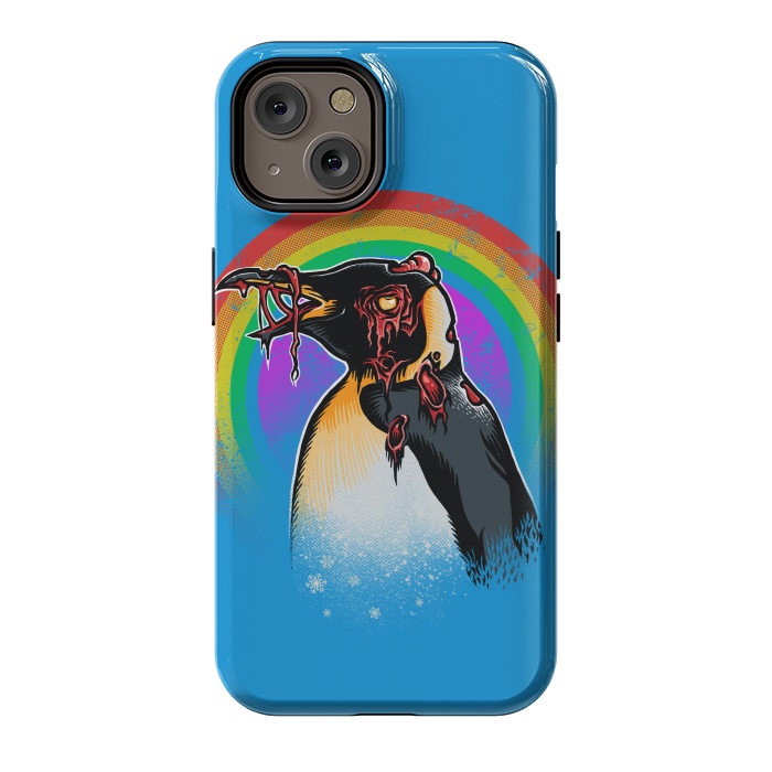 iPhone 14 StrongFit Zombie Penguin by Branko Ricov