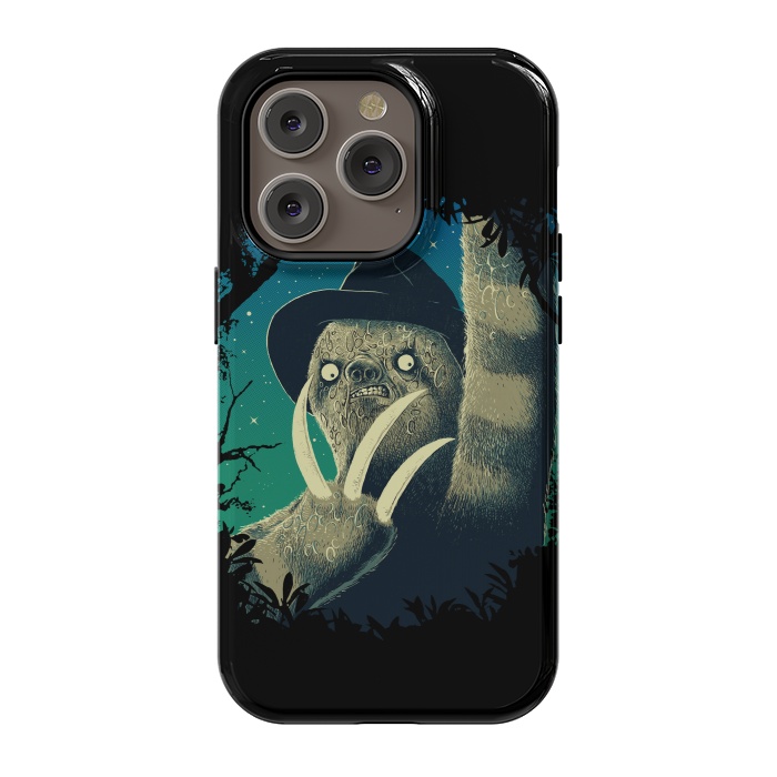 iPhone 14 Pro StrongFit Sloth Freddy by Branko Ricov