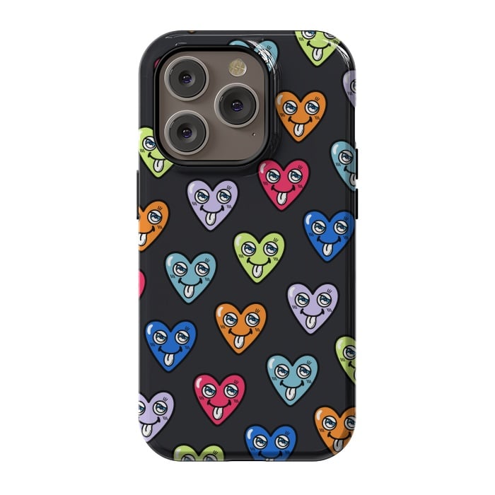 iPhone 14 Pro StrongFit LOVE HEARTS by Michael Cheung