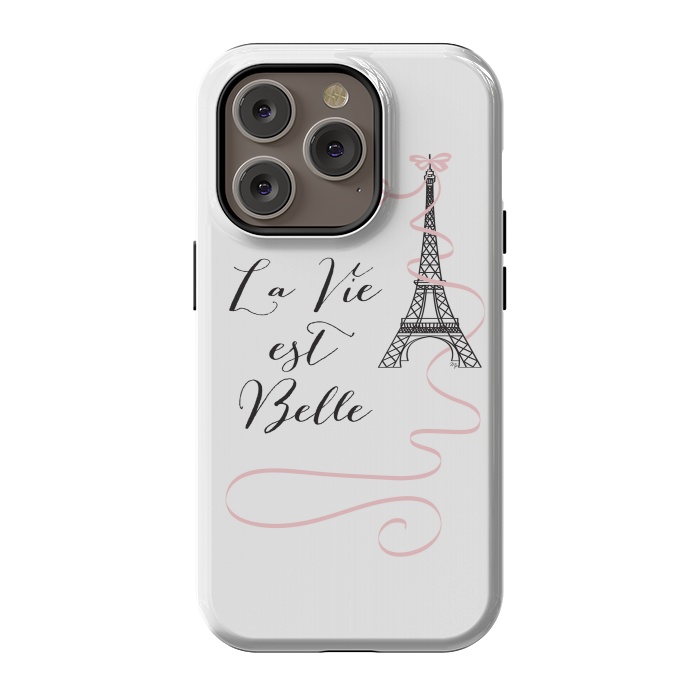 iPhone 14 Pro StrongFit Eiffel Tower Quote by Martina