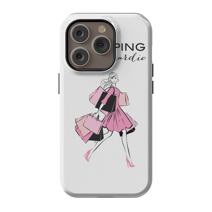 iPhone 14 Pro StrongFit Shopping Girl by Martina