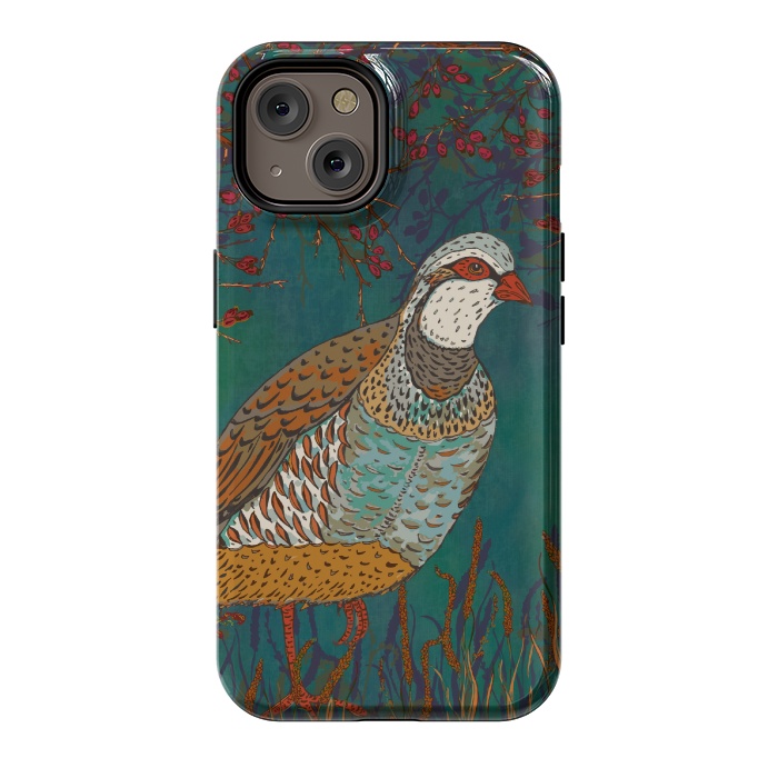 iPhone 14 StrongFit Partridge by Lotti Brown