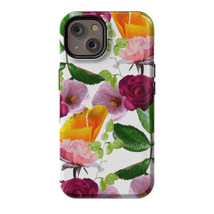 iPhone 14 StrongFit Kiddy Florals by Zala Farah